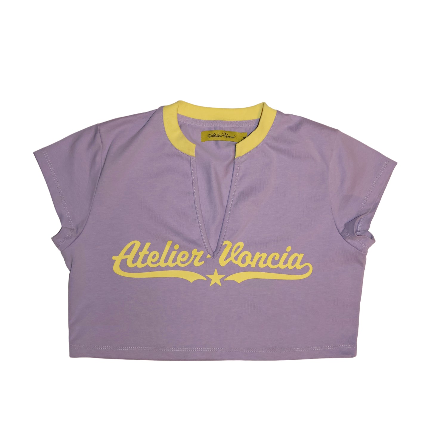 "MAJOR LEAGUE" Crop Top in Lavender